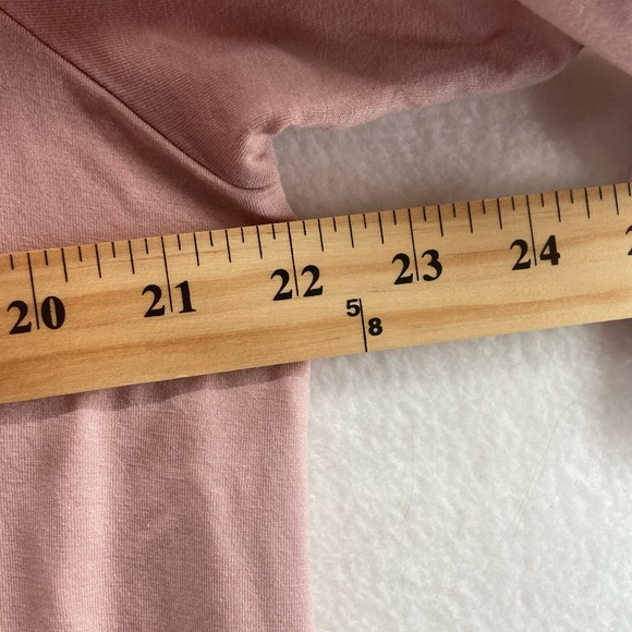 Eileen Fisher Pink Long Top TShirt Size Large Stretch - Picture 3 of 6
